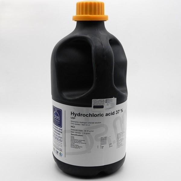 اسید کلریدریک 37% USP آزمایشگاهی یک لیتری